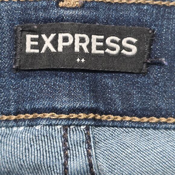 Express Cropped Jeggings Mid Rise Womens Size 8 Style 029080159 - Picture 3 of 9